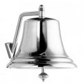 Heavy chrome bell without engraving Brass bell with 21cm Ø (2,600 g)